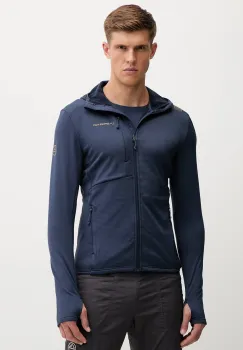 LA Sportiva hanorac in aer liber Chill Thermal culoarea bleumarin, cu gluga, uni, ZAHF017 imagine