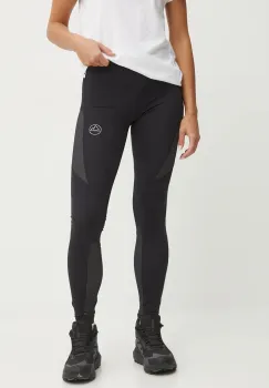 LA Sportiva leggins sport Triumph femei, culoarea negru, cu imprimeu, Q16999999 imagine