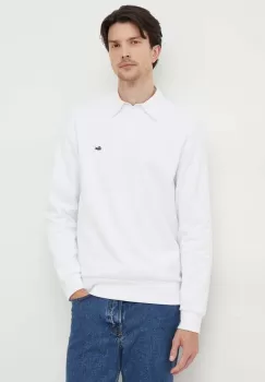 Lacoste bluza barbati, culoarea alb, neted SH9608-132 imagine