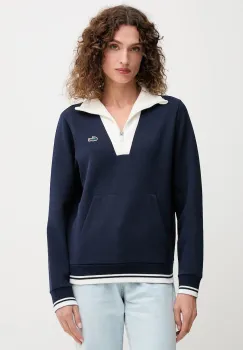 Lacoste bluza culoarea bleumarin, cu imprimeu, SF8634 imagine