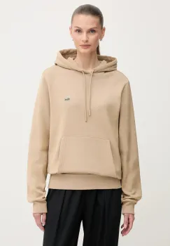 Lacoste bluza culoarea negru, cu gluga, uni, SH9623 imagine