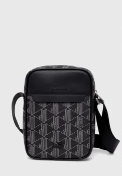 Lacoste borseta barbati, culoarea negru imagine