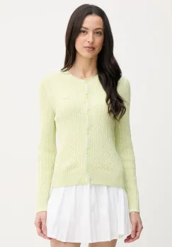 Lacoste cardigan pentru femei, cu bumbac imagine