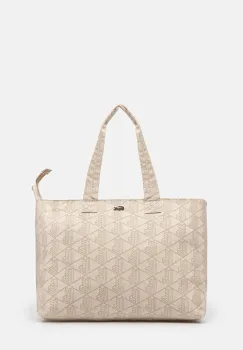 Lacoste geanta de bumbac culoarea bej, NU4994PB imagine