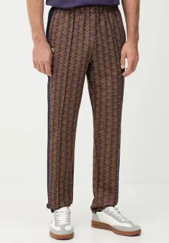 Lacoste pantaloni de trening culoarea negru, modelator imagine