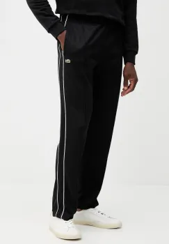 Lacoste pantaloni de trening culoarea verde, neted, XH1412 imagine