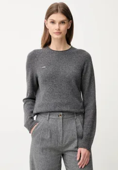 Lacoste pulover de lana culoarea gri, light, AF4160 imagine