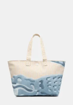 Lacoste tote bag pentru femei, din bumbac imagine