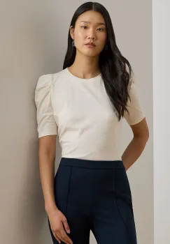 Lauren Ralph Lauren bluza din bumbac imagine