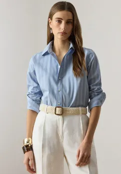 Lauren Ralph Lauren camasa de dama din bumbac imagine