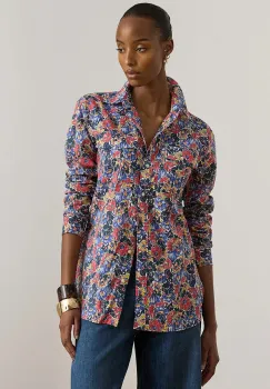 Lauren Ralph Lauren camasa femei din bumbac imagine