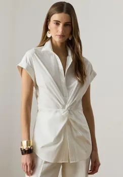 Lauren Ralph Lauren Camasa femei din bumbac imagine