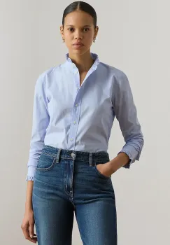 Lauren Ralph Lauren camasa pentru femei, din bumbac imagine