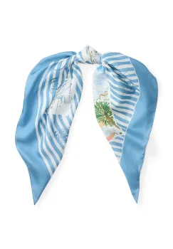 Lauren Ralph Lauren fular pentru femei, din matase imagine