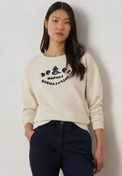 Lauren Ralph Lauren hanorac pentru femei, din bumbac imagine