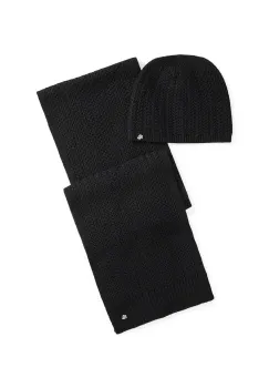 Lauren Ralph Lauren palarie si esarfa din lana imagine