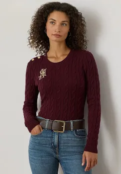 Lauren Ralph Lauren pulover de bumbac imagine