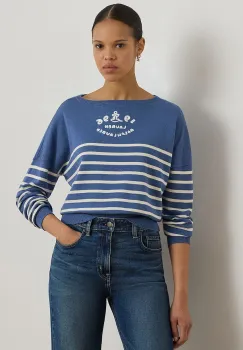 Lauren Ralph Lauren Pulover pentru femei, din bumbac imagine