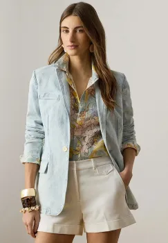 Lauren Ralph Lauren sacou de dama din bumbac imagine