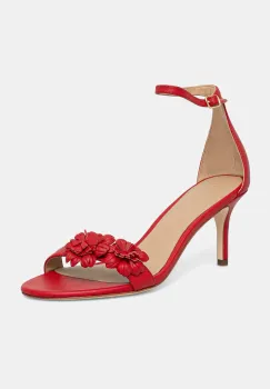 Lauren Ralph Lauren sandale cu toc inalt din piele Allie M Flwr imagine