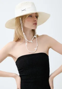 LE SH KA headwear palarie impletita cu boruri largi, pentru femei SEASHEEL LONDON imagine