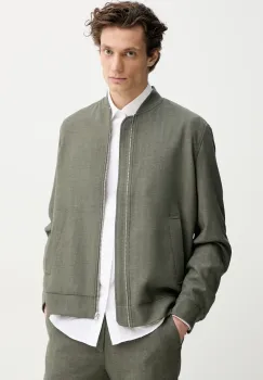 Les Deux geaca barbati, culoarea verde, de tranzitie, LDM610168 imagine