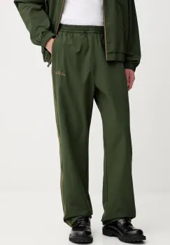 Les Deux pantaloni de trening culoarea verde, cu imprimeu, 1000964 imagine