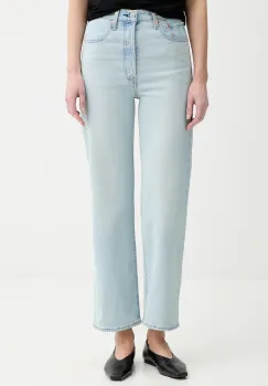 Levi's blugi straight pentru femei RIBCAGE STRAIGHT ANKLE imagine