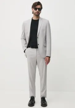 Lindbergh costum barbati, culoarea gri, neted, 30-61040 imagine