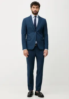 Lindbergh costum culoarea bleumarin, uni, 30.61040 imagine