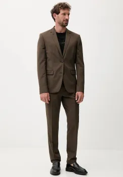 Lindbergh costum culoarea verde, uni, 30-606900 imagine