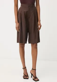 Liu Jo bermude pentru femei, cu amestec de in imagine