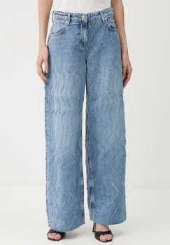 Liu Jo blugi wide leg pentru femei imagine