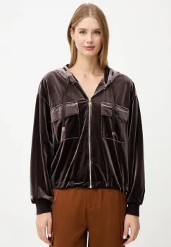 Liu Jo bluza din velur imagine