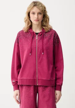 Liu Jo hanorac cu gluga pentru femei, din bumbac imagine