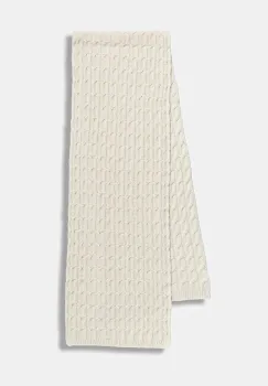 Liviana Conti esarfa din amestec de lana culoarea bej, uni, A5WF76 imagine