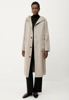 Liviana Conti palton de lana culoarea maro, F5WW72 imagine