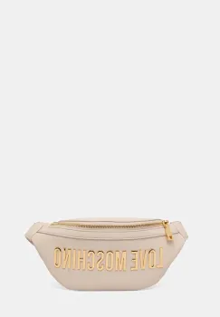 Love Moschino borseta culoarea bej, JC4195PP1NKD0110 imagine