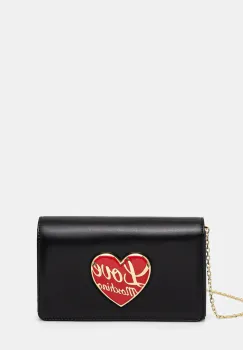 Love Moschino poseta culoarea negru, JC4186PP1NLP0000 imagine