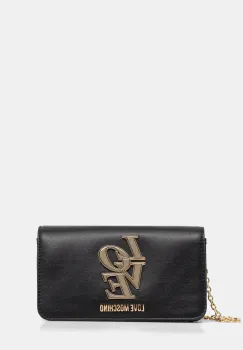 Love Moschino poseta culoarea negru, JC5663PP1 imagine