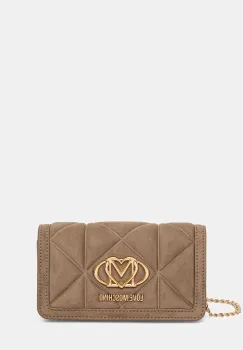 Love Moschino poseta culoarea verde, JC5640PP0NKE0105 imagine