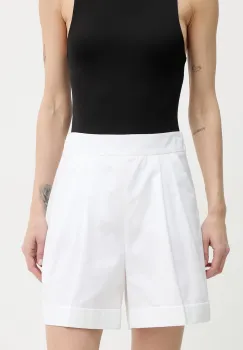 Luisa Spagnoli pantaloni scurti eleganti pentru femei, din bumbac Avola imagine