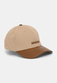 MACKAGE sapca de baseball din bumbac culoarea bej, neted, ANDERSON.NV imagine