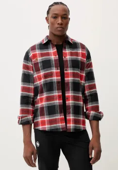 Mammut camasa din bumbac Trovat culoarea rosu, cu guler clasic, regular, 1015.01351 imagine