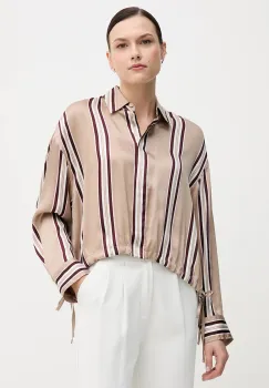 Marc Aurel camasa culoarea bej, cu guler clasic, relaxed, 6203-1001-93488 imagine