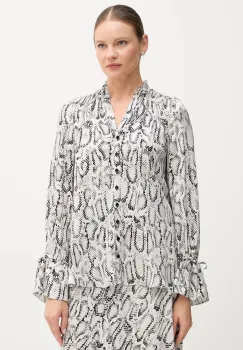 Marc Aurel camasa culoarea negru, cu guler stand-up, relaxed, 6339-1001-93494 imagine