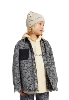 Marc Jacobs camasa de bumbac pentru copii culoarea negru, W60633 imagine