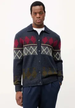 Marc O'Polo cardigan din amestec de lana culoarea bleumarin, 5000007330 imagine