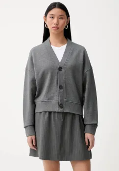 Marc O'Polo cardigan din bumbac culoarea gri, 600407357025 imagine