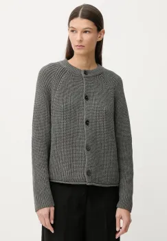 Marc O'Polo cardigan din bumbac culoarea gri, light, 600605961003 imagine
